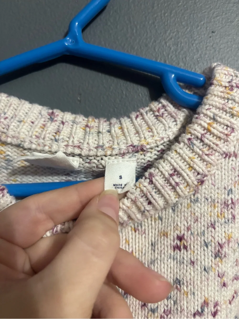 GAP kids speckled fall holiday sweater girls small